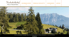 Desktop Screenshot of kirchenbichler.at